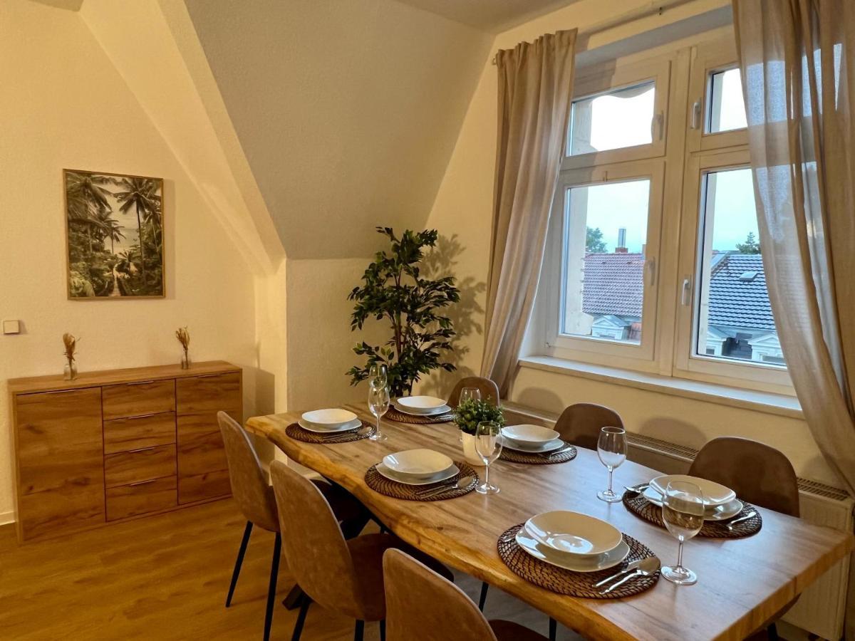 Stilvolles Apartment Im Zentrum Zittau Esterno foto