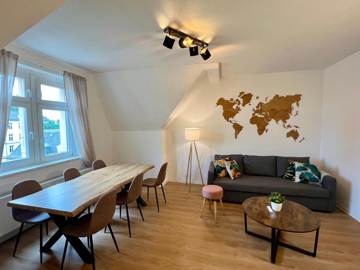Stilvolles Apartment Im Zentrum Zittau Esterno foto